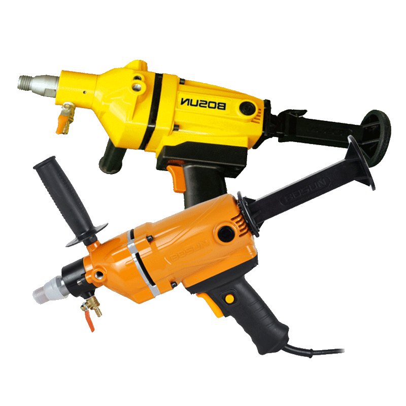 博深水钻机110b手持台式水钻打孔机大功率干湿两用支架水转开孔器