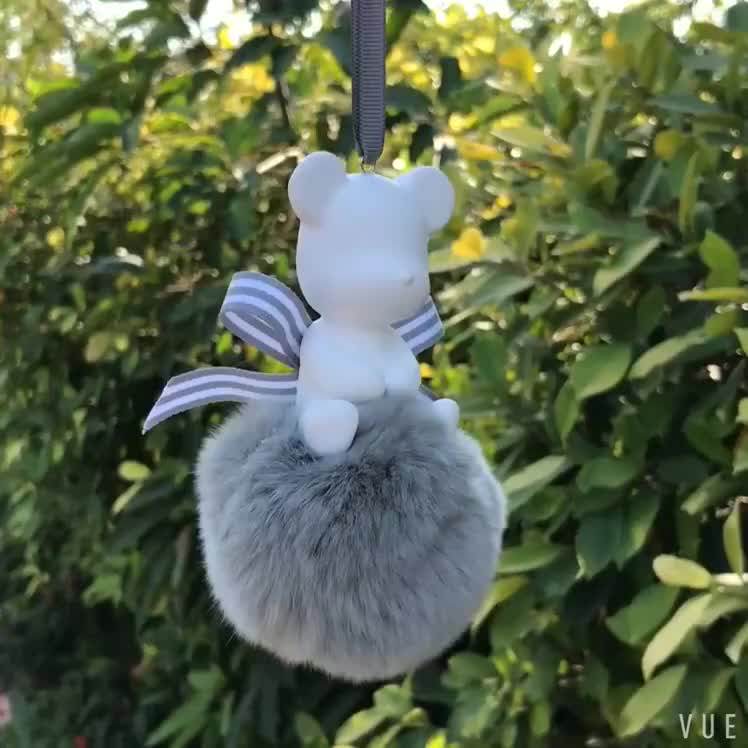 hanging bear shaped scented ceramic essential oil aroma diffuser