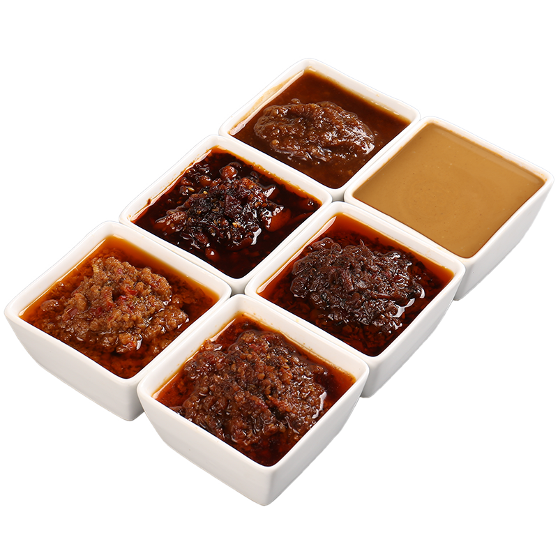 火锅蘸料组合家用调料牛肉酱香辣酱xo酱沙茶芝麻酱料烧烤试用蘸酱