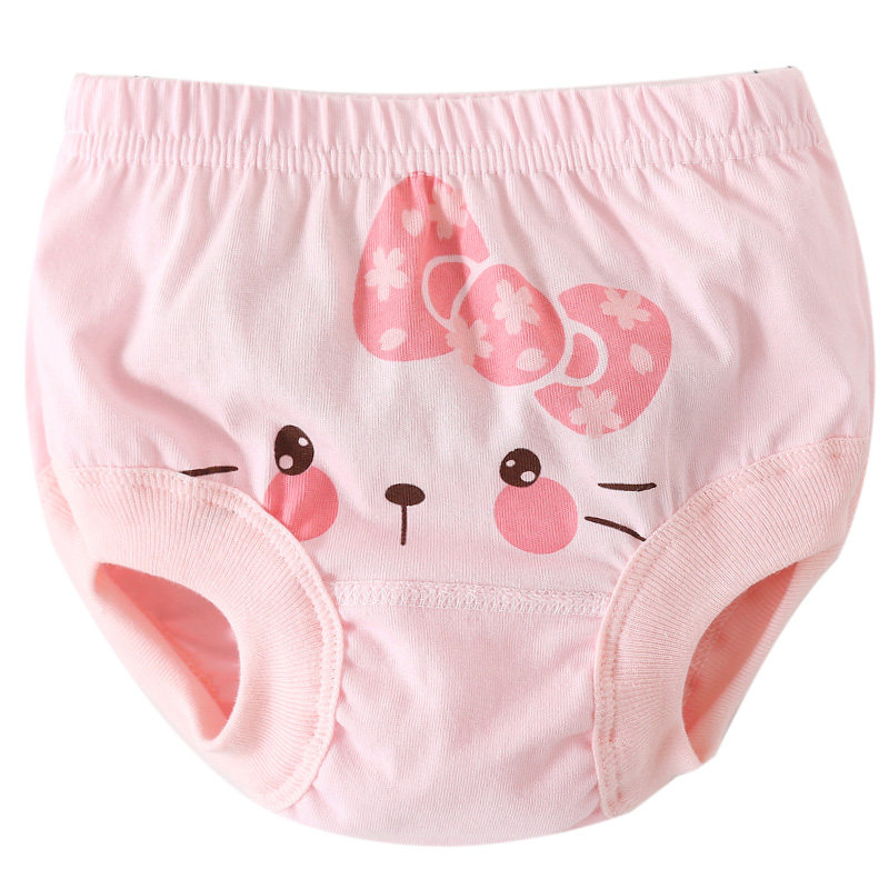 女童内裤纯棉不夹pp三角婴儿幼儿小童女孩女宝宝短裤内儿童面包裤