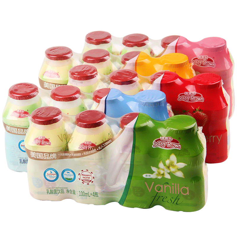 天猫酷我乳酸菌饮品奶嘴酸奶100g*20瓶