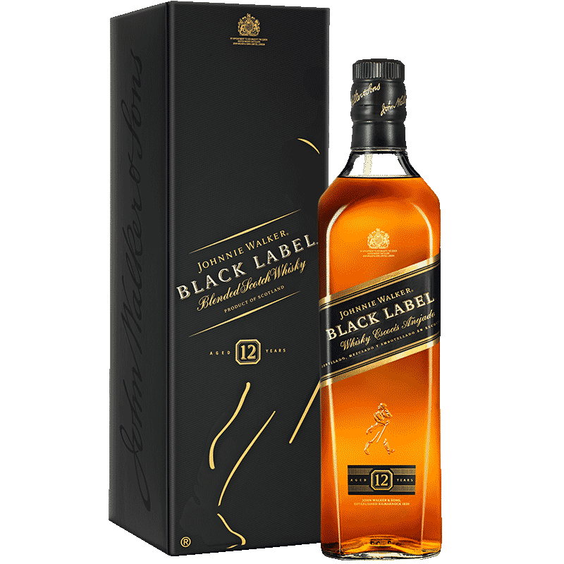 johnnie walker尊尼获加黑牌黑方调配威士忌酒700ml进口洋酒包邮