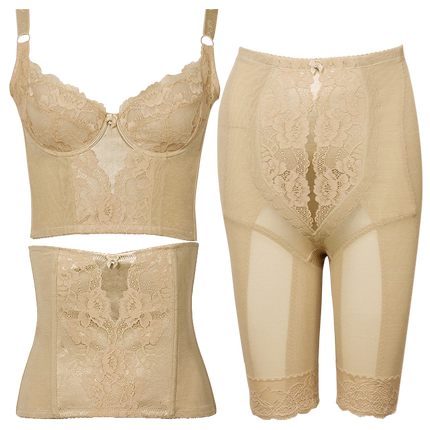 梵伊漫身材管理器正品内衣女塑身模具梵伊曼旗舰店塑身衣三件套