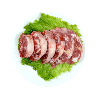 杞乐康宁夏滩羊羊脖子清真羊肉新鲜羊颈部原切片火锅食材现4斤装 券