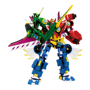 邦宝积木神兽金刚历险记乐高玩具男孩益智拼装变形拼插组装机器人 券
