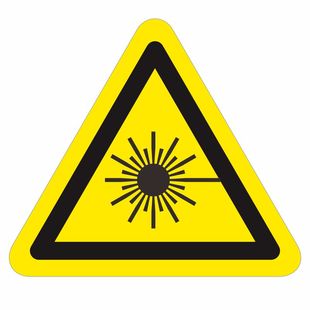 直销3m标识贴标签支持定制机械设备警告标志安全标贴当心激光辐射