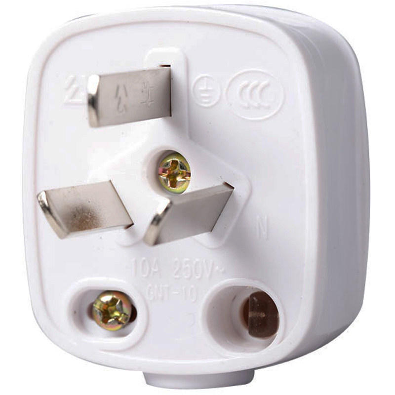 公牛插头三脚3脚电线接线三角大功率电源三孔空调gnt-10a/16a三项