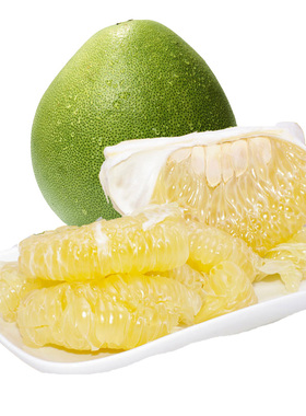 新鲜青柚泰国进口白肉白心热带蜜柚