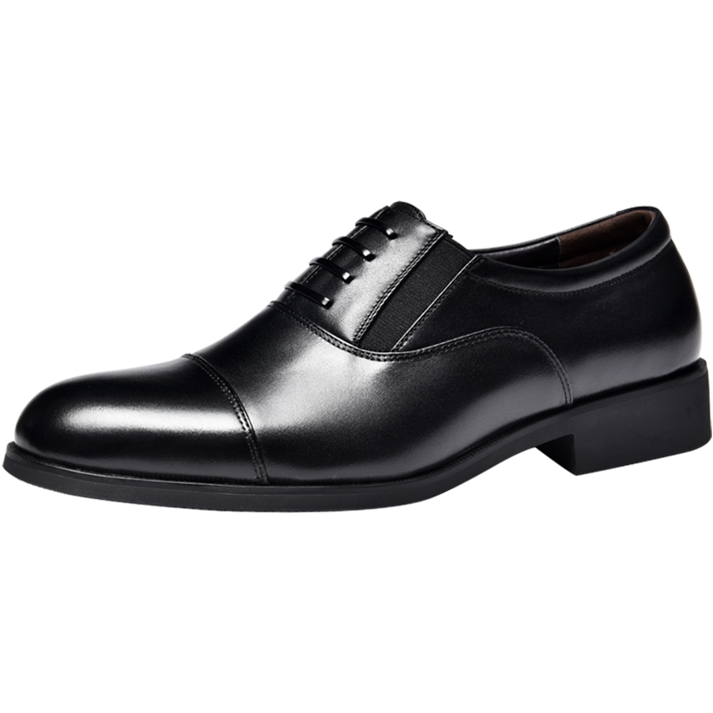 金猴正品男鞋功勋鞋07校尉三节头士官三接头军官皮鞋男