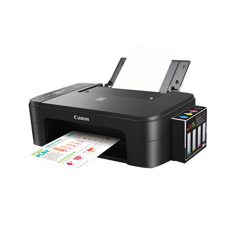 佳能ts3380打印机家用小型复印扫描一体机彩色手机无线wifi家庭迷你