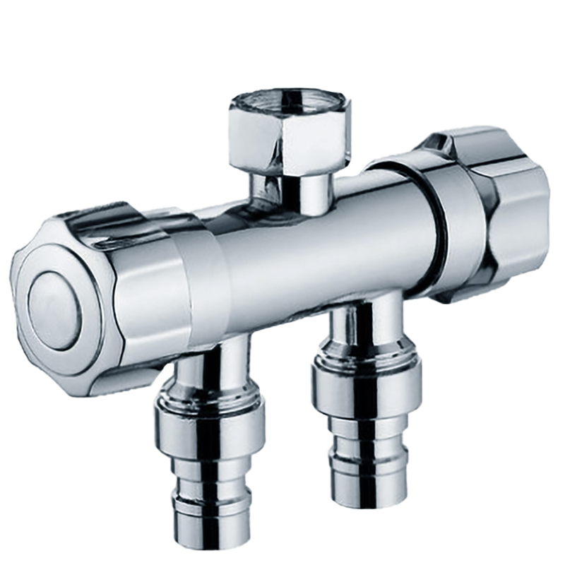 多功能分流器一分二双头一进二出洗衣机水龙头三通分水器双出水用