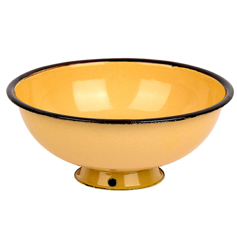 怀旧老式搪瓷碗饭碗高脚碗拉面加厚珐琅复古米饭碗家用(微瑕品)