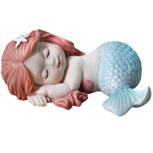 鱼缸造景摆件美人鱼