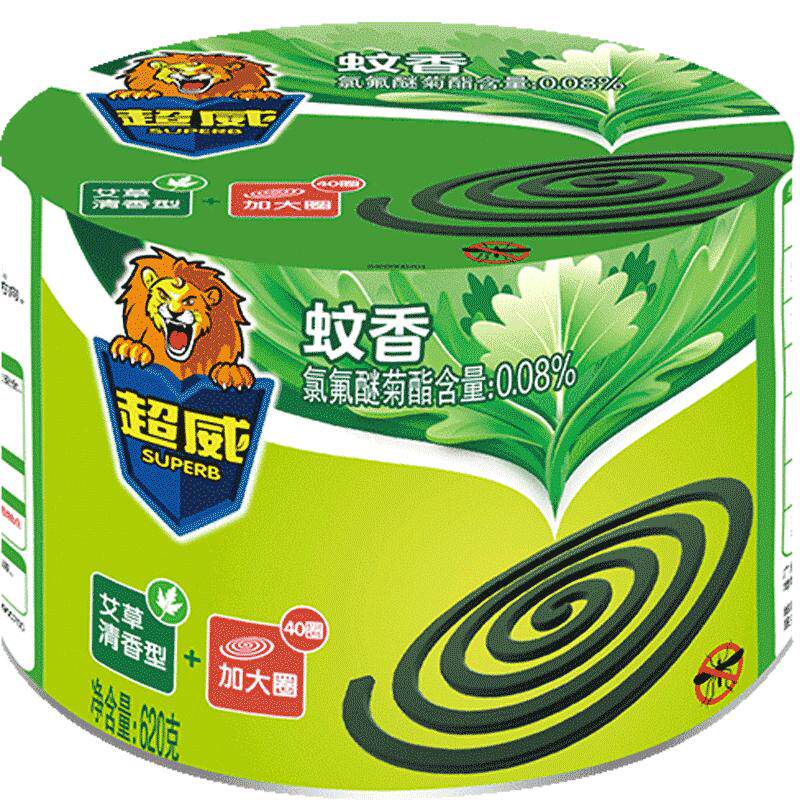 超威蚊香盘大盘驱蚊灭蚊婴儿40盘香
