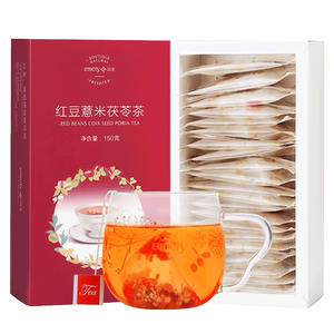 以美红豆薏米茶茯苓茶赤小豆薏仁去除排養女濕生茶包毒氣花茶组合