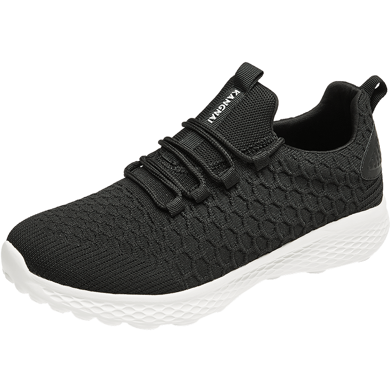 康奈透气男士运动鞋2019春季系带跑步鞋韩版百搭舒适登山旅游鞋子