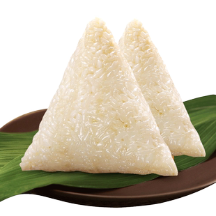 【买3斤送1斤】阿玛熊手工鲜肉粽白米粽500g端午节原味糯米粽子