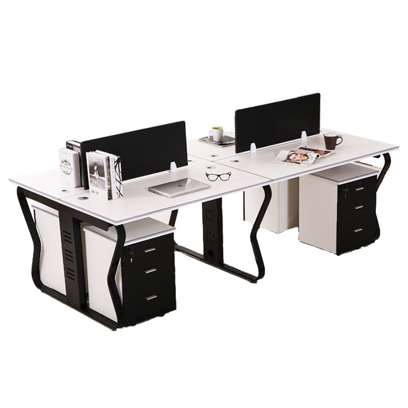 职员办公桌椅组合办公家具简约现代单双46人位财务屏风工位电脑桌