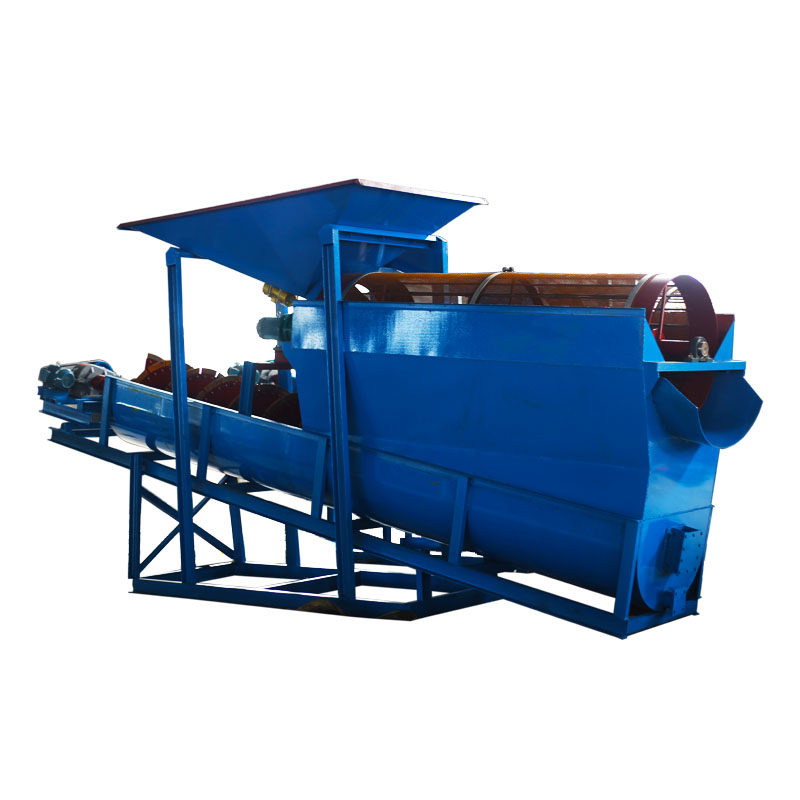 全自动小型滚筒式筛沙机50型螺旋洗沙机设备水洗沙石分离一体机
