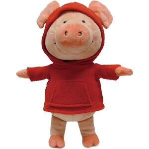 德国nici红帽衣猪公仔小猪毛绒玩具