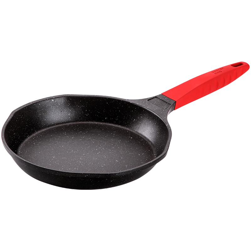 炊大皇麦饭石平底锅不粘锅煎锅少油烟锅家用燃气通用牛排煎锅