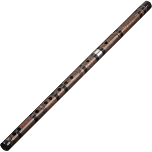 薛华手工精品笛子 双插两节演奏笛一节横笛老料苦竹笛 专业考级笛