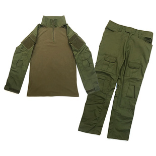 兵斗士 国产军迷gen3游骑兵绿g3蛙皮rg军绿 战术服户外运动作训服 券