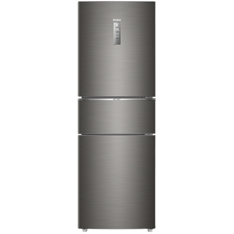 海尔bcd-253wdpdu1 三开门变频风冷家用官方小型电冰箱 一级节能