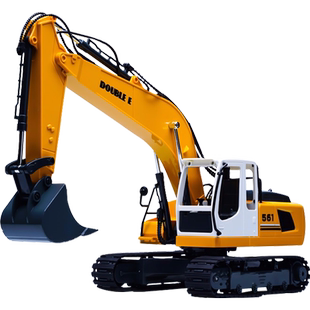 双鹰遥控挖掘机小孩工程车挖土机合金充电儿童无线电动男孩玩具