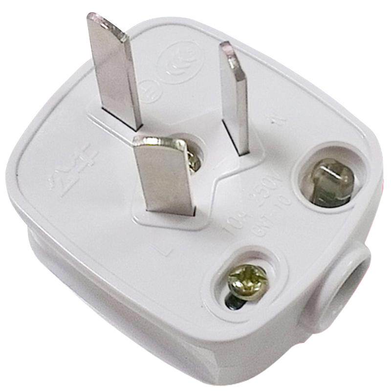 公牛插头三角2二两脚三孔空调10a三相项插座16a三插大功率不带线