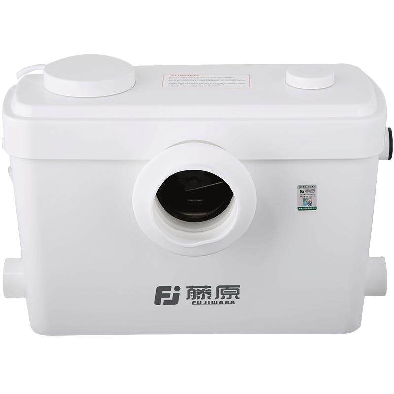 藤原污水提升泵厕所地下室马桶粪便粉碎切割家用全自动排污泵水泵