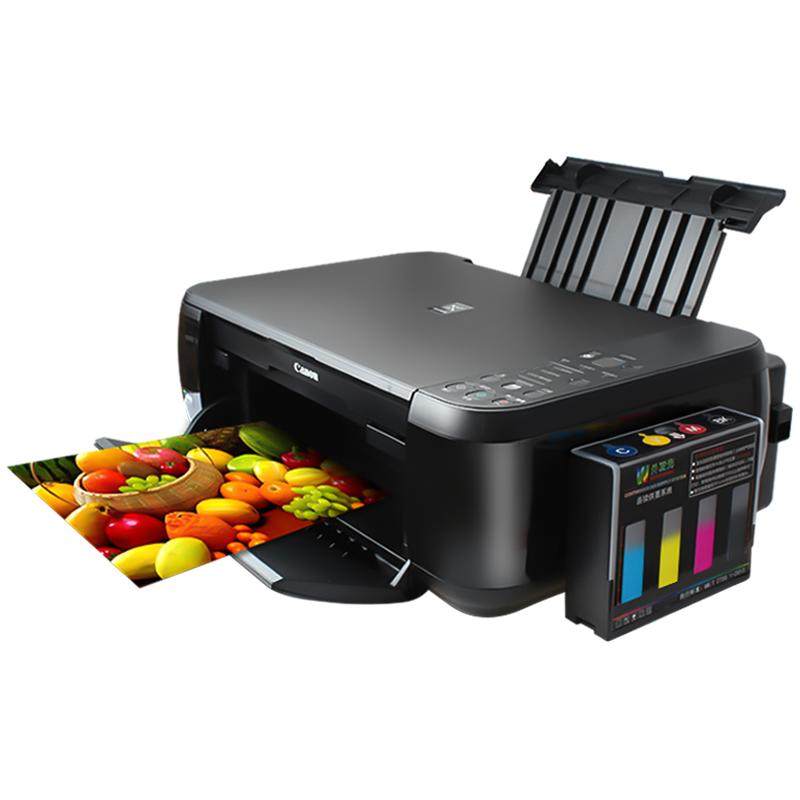 佳能mp288彩色喷墨多功能一体机打印机连供复印扫描三合一a4家用办公