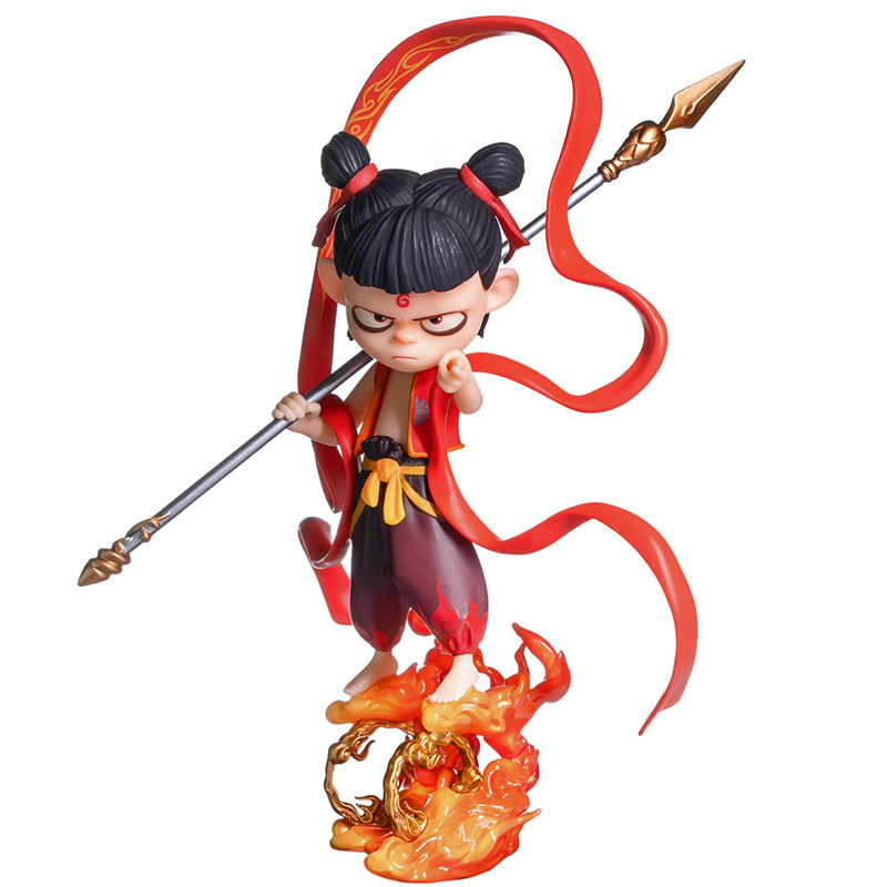 末那 哪吒之魔童降世 哪吒敖丙李靖殷夫人太乙真人结界兽手办模型
