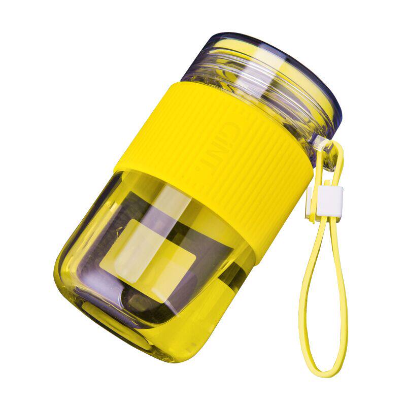 嘉特玻璃杯水杯男女创意加厚便携防摔随手耐热带盖过滤泡茶杯子