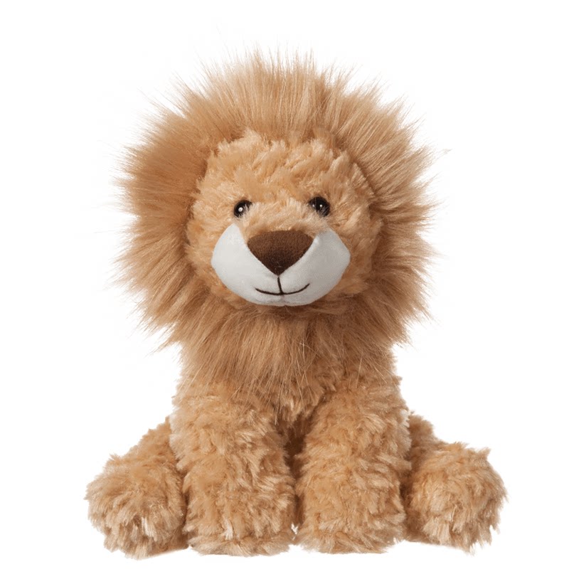 apricot lamb喷花小狮子毛绒玩具可爱儿童生日礼物布玩偶公仔娃娃