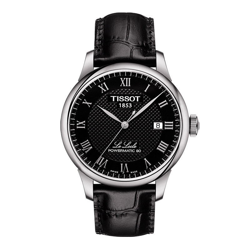 tissot天梭1853手表男力洛克系列机械皮带明星同款时尚商务男表
