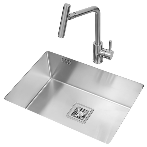 箭牌水槽单槽台下盆304不锈钢厨房家用加厚洗碗池洗菜盆水槽单槽