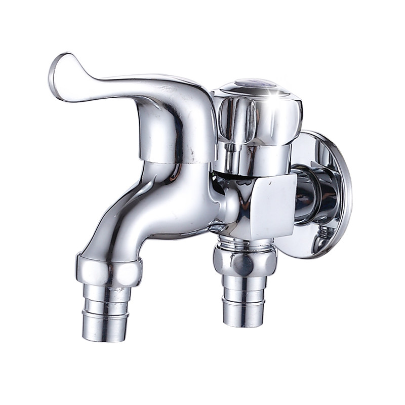 一进二出多功能洗衣机水龙头专用一分二接头万能双头双用分流器