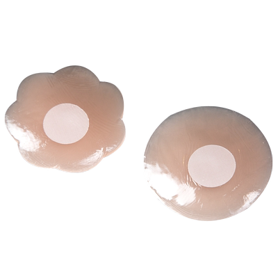 3对硅胶游泳防水透气乳头贴防凸点胸贴防走光乳贴女薄隐形乳晕贴_西瓜