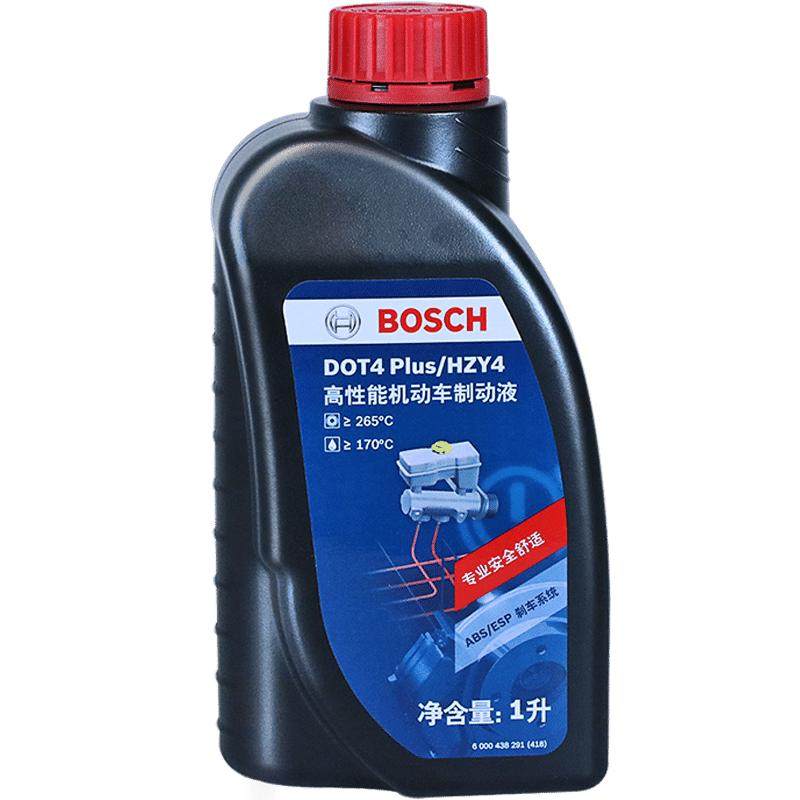 博世升级版刹车油 dot4 plus汽车摩托车通用型全合成制动液 1l装