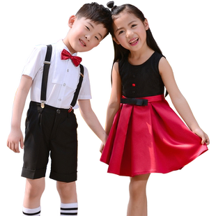 男童舞蹈演出服装儿童幼儿园礼服
