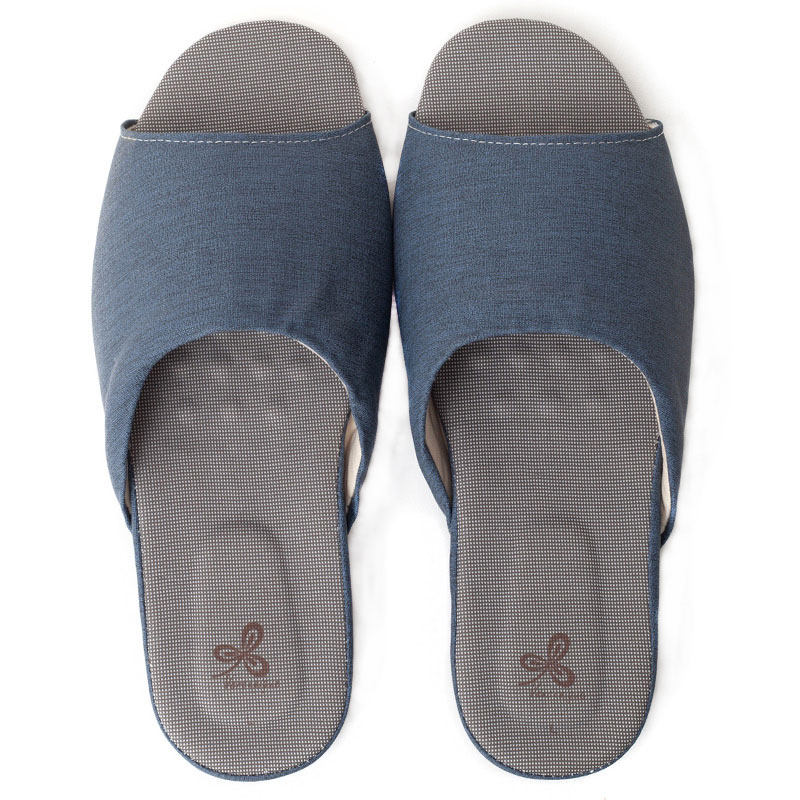 维诺妮卡台湾进口拖鞋女家用 地板拖鞋室内防滑静音竹炭纱除臭 男