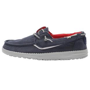 dude春夏休闲鞋男鞋轻质拼色脚蹬懒人112222533帆布鞋 原价420元 现价