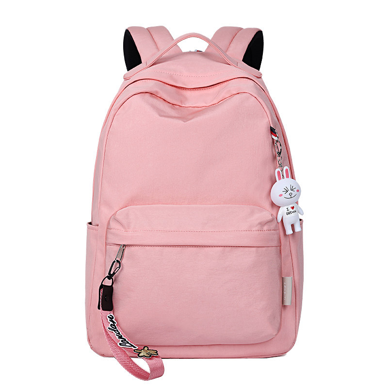 中学生书包女韩版潮简约大容量高中双肩包女生小学生男初中生背包