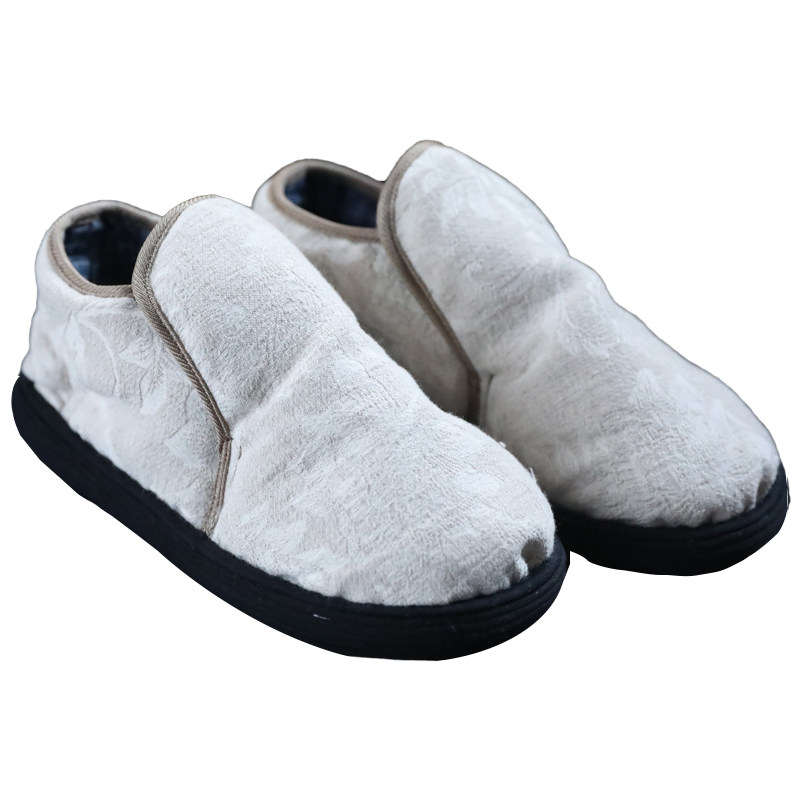 毓花园原创手工布鞋千层底棉鞋女纯色复古平底鞋家居妈妈鞋棉窝窝