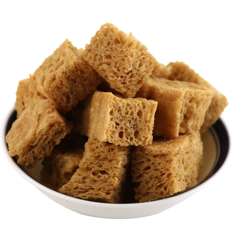 河南特产土特产烤麸干手工面筋块凉拌菜素食干货食品500克包邮