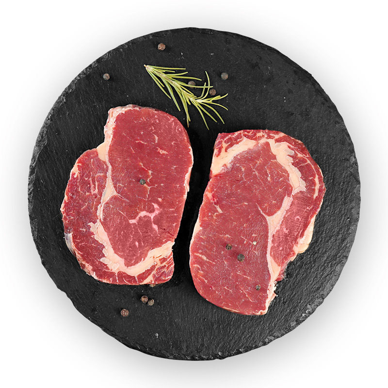 【正善】小关推荐 乌拉圭湿式熟成肉眼芯牛排原切500g厚切