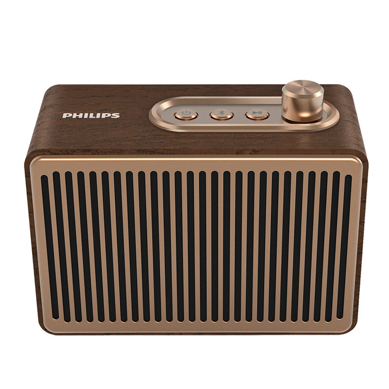 philips/飞利浦 tavs300无线复古蓝牙音箱3d环绕家用迷你小型音响