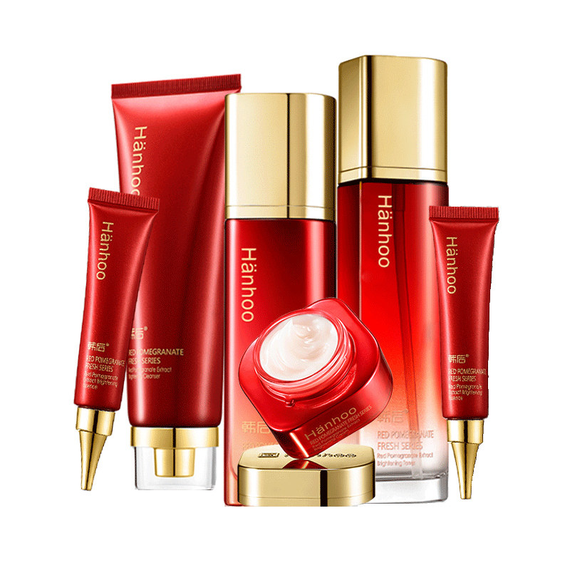 韩后红石榴护肤品套装旗舰店正品美白补水提拉紧致水乳化妆品套装