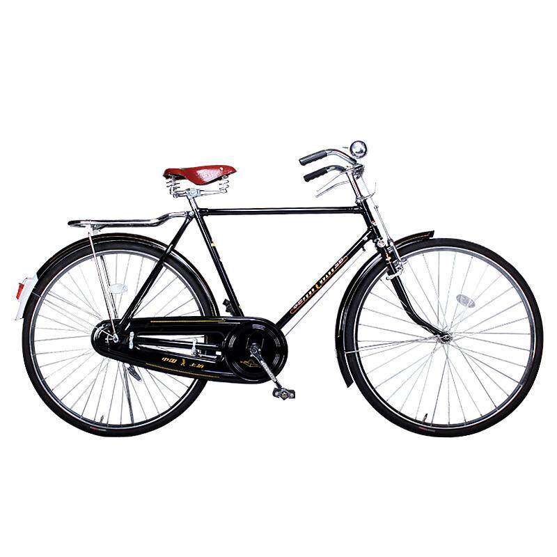 凤凰牌自行车经典怀旧老款式轻便通勤成人二八大杠载重型邮政单车